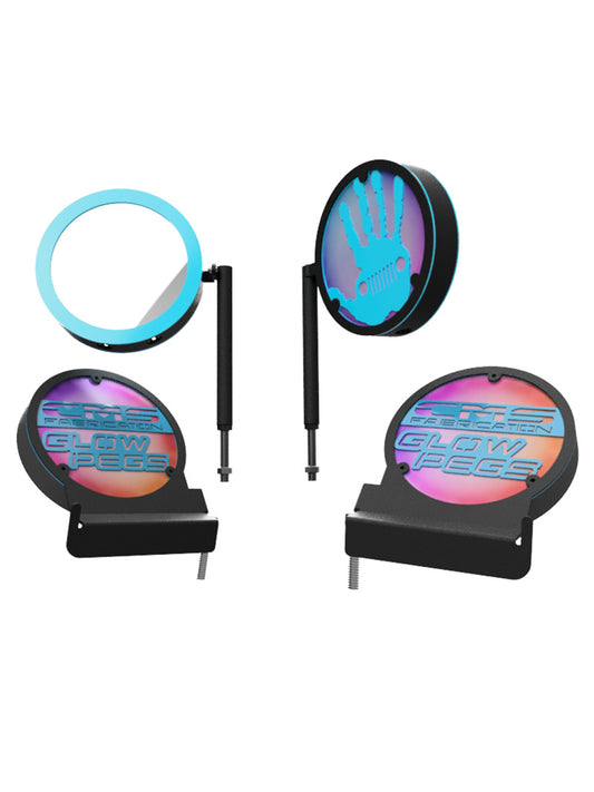 Glow Pegs & Glow Mirrors Bundle